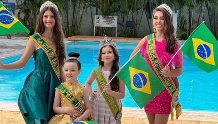 Três modelos do Paraná representam o Brasil no Mini Miss Universo na Colômbia